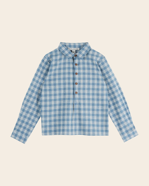 Chemise - Carreaux bleus et blancs