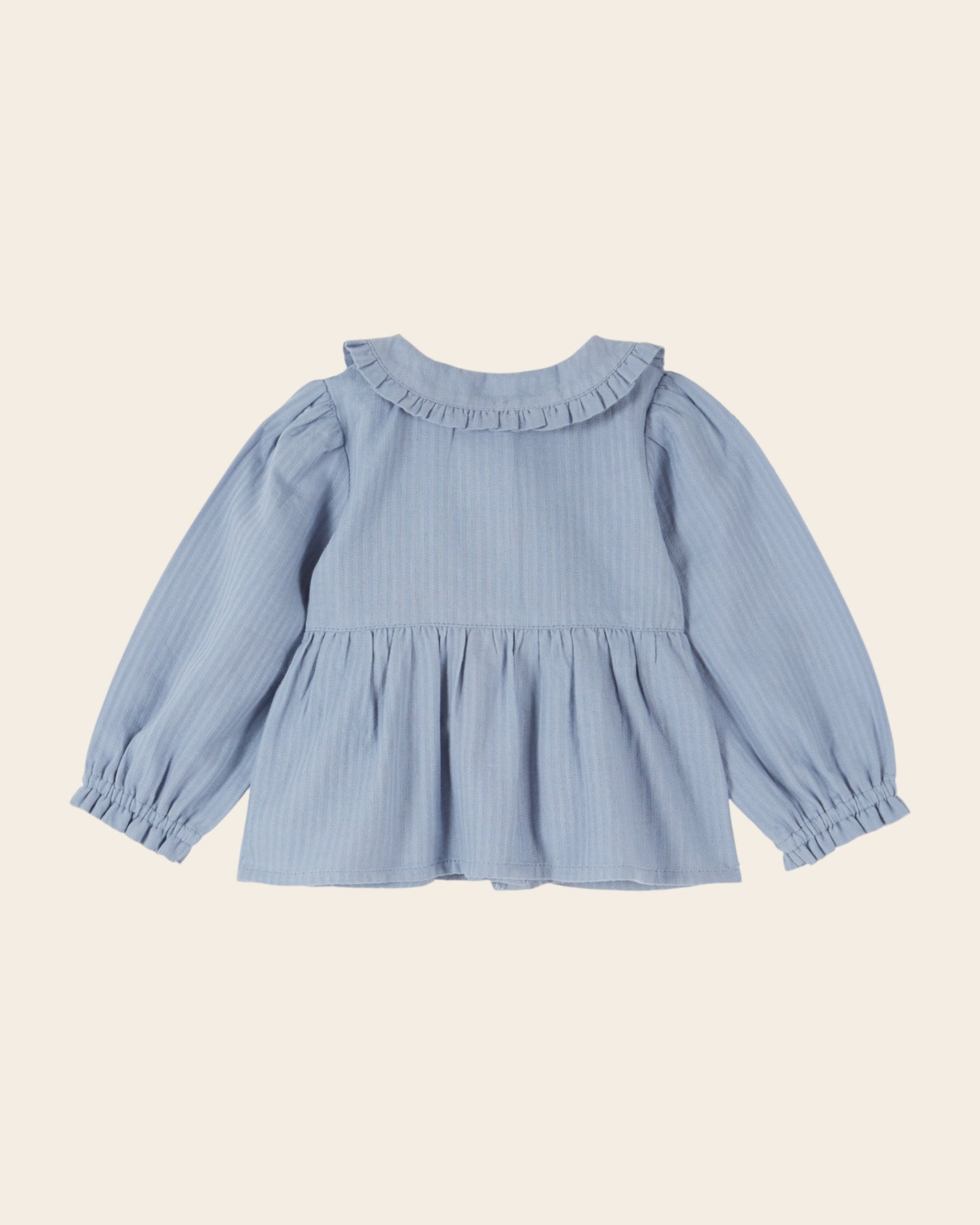 Blouse - Smockée cerises bleues