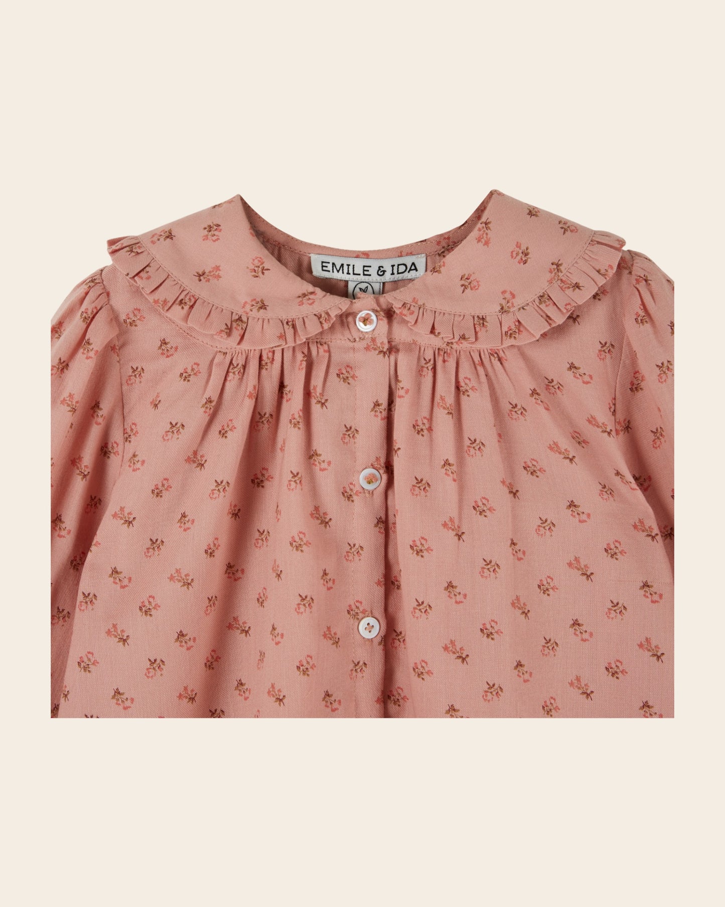 Blouse - Fleuri rose
