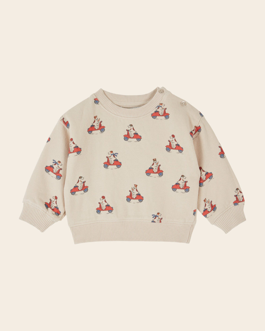 Sweat - Chien beige