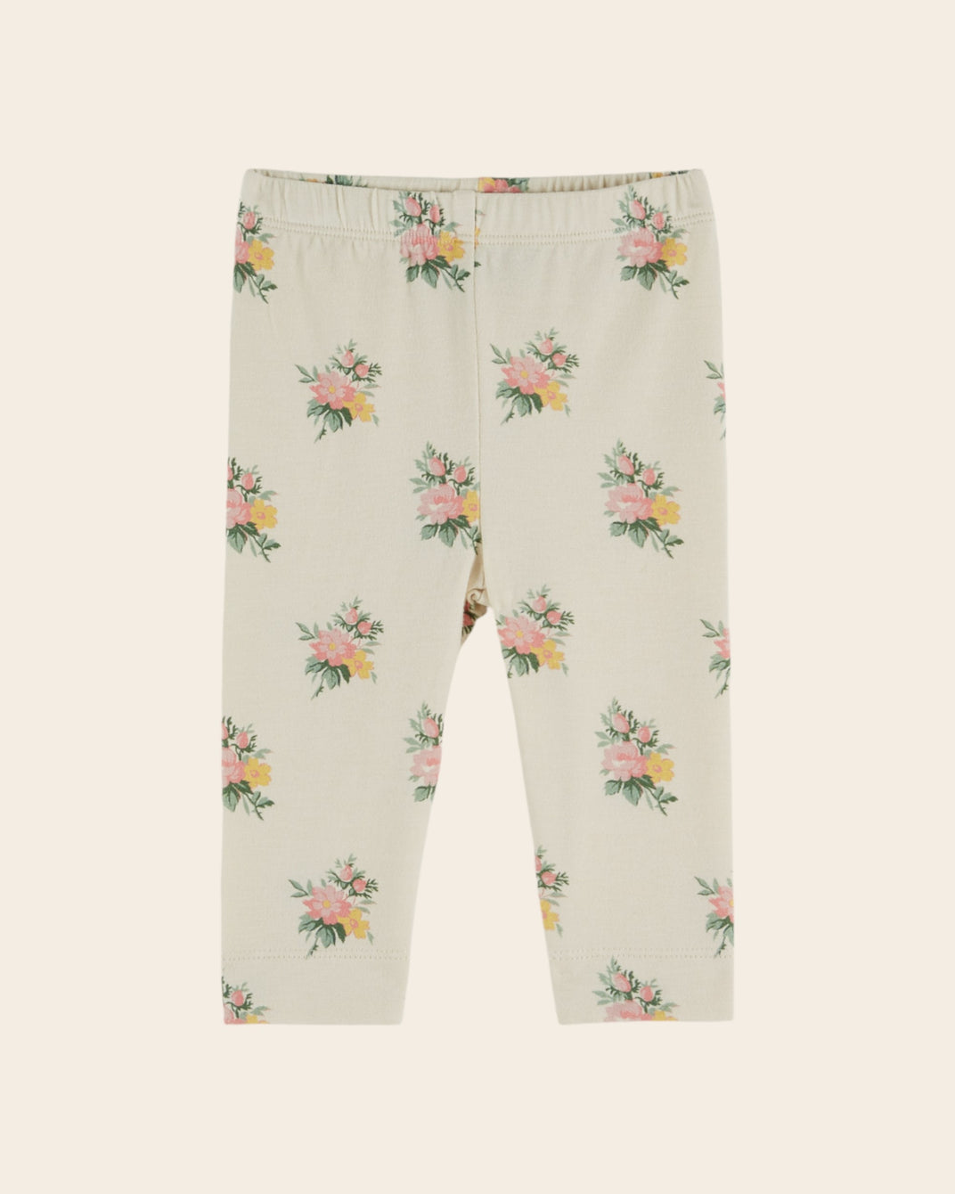 Legging - Fleuri écru