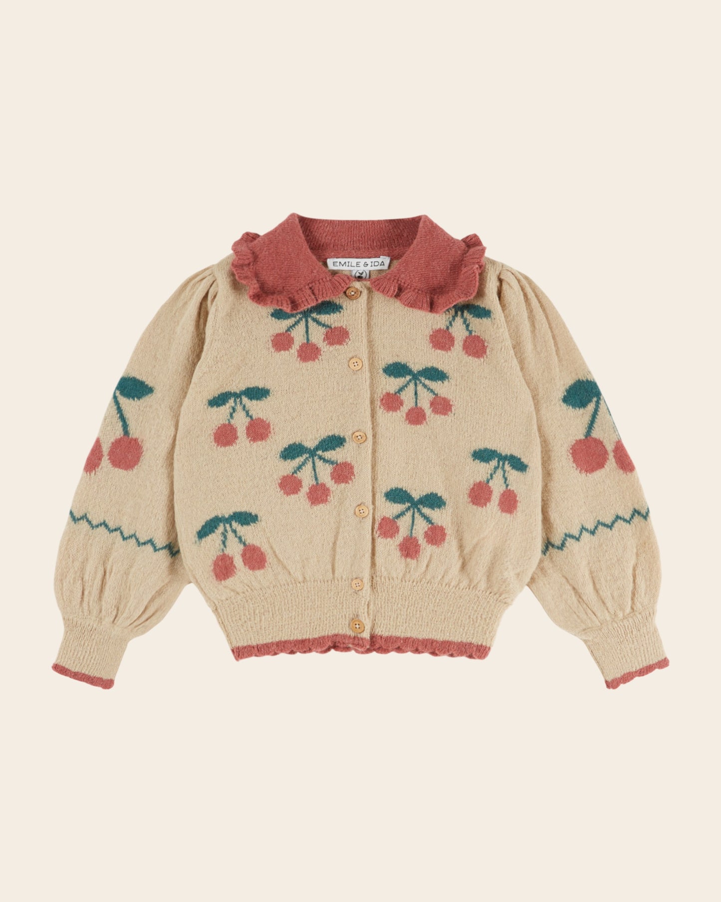 Cardigan - Cerise beige