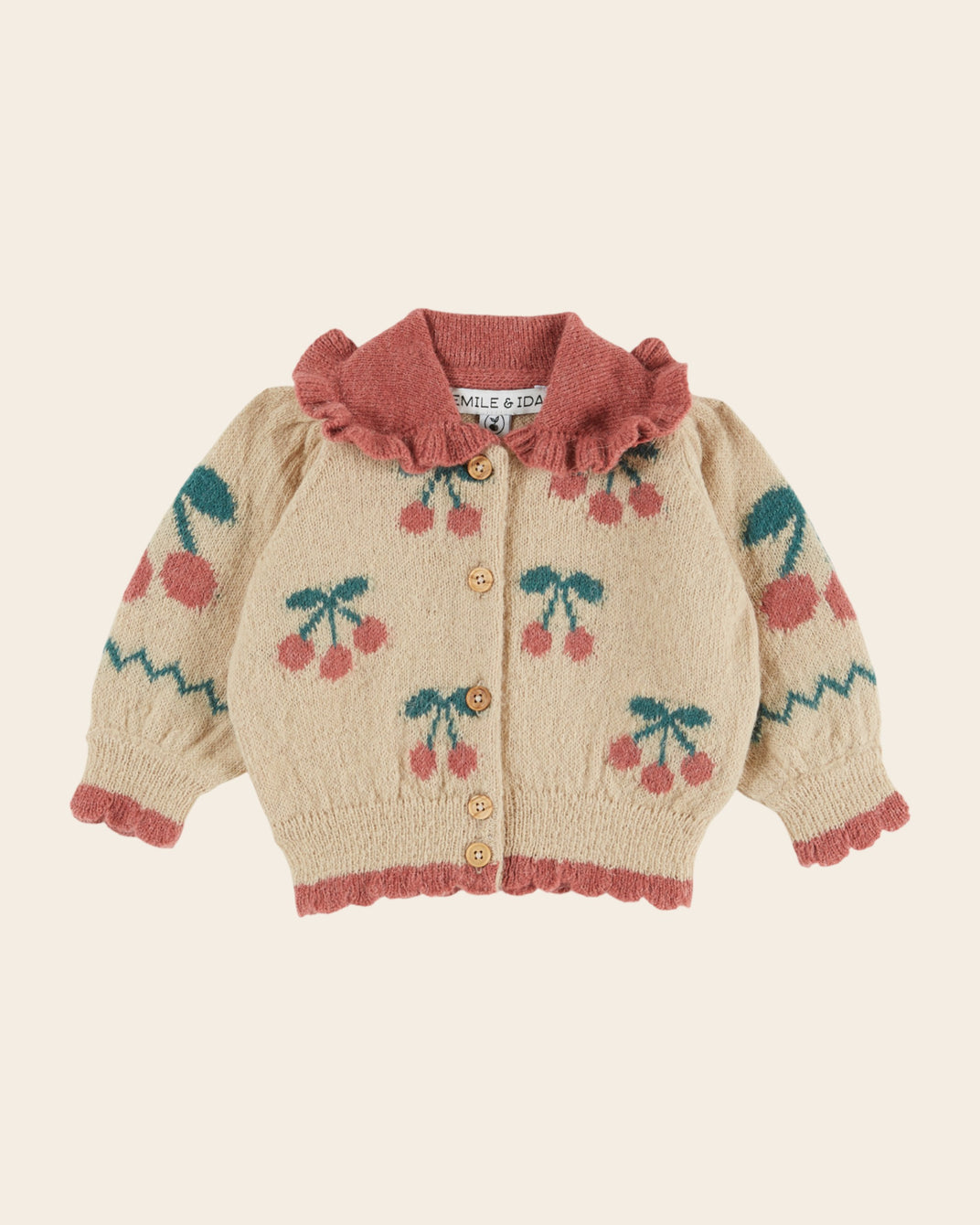 Cardigan - Cerise beige