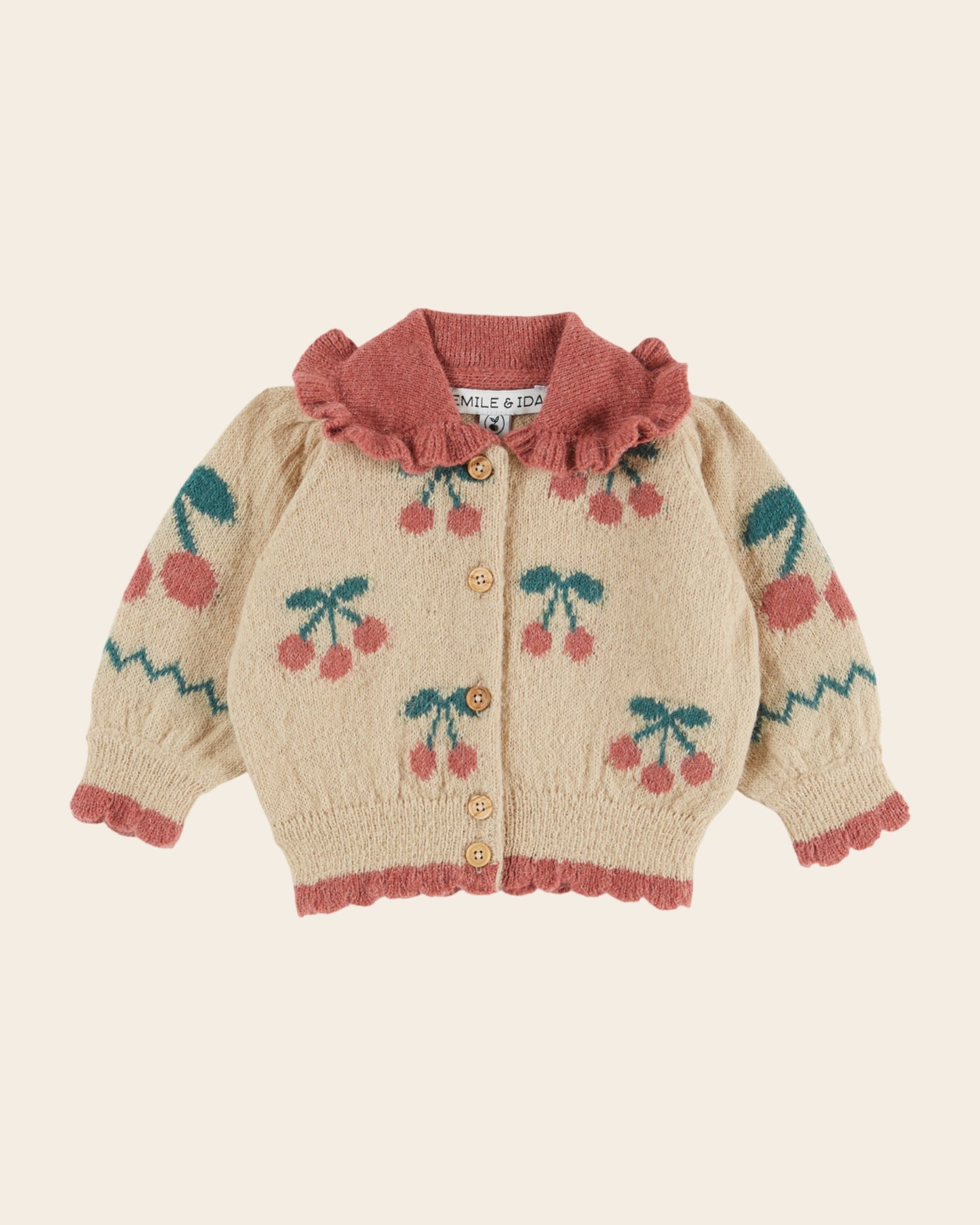Cardigan - Cerise beige