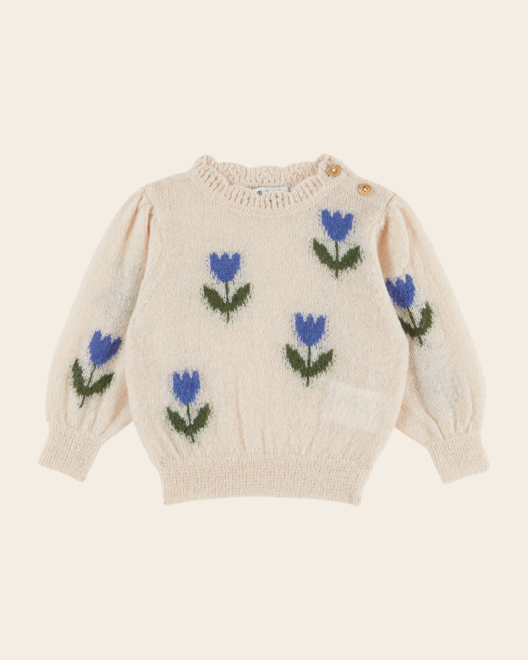 Pull - Tulipe bleue