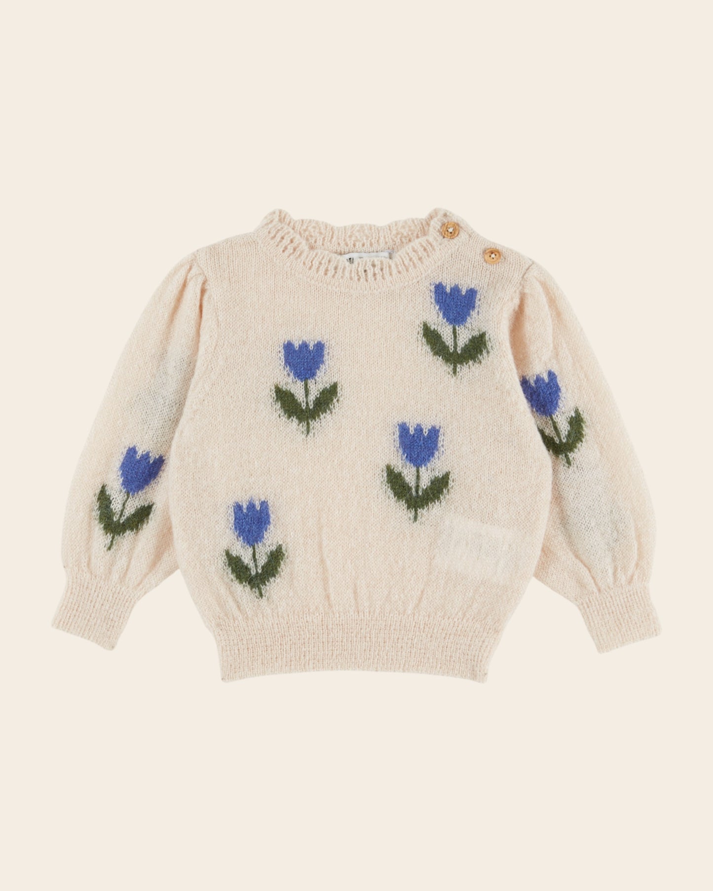 Pull - Tulipe bleue