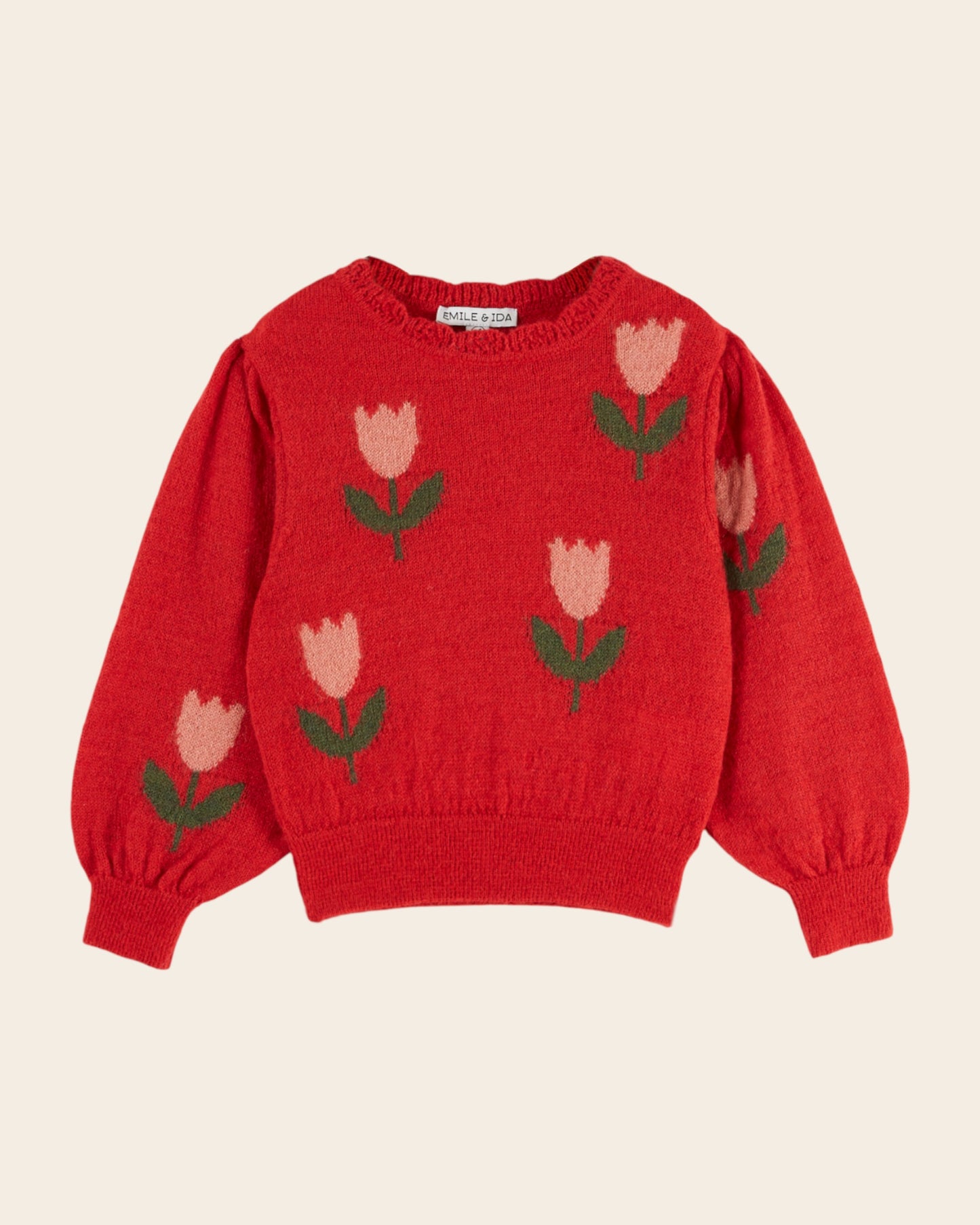 Pull - Tulipe rouge