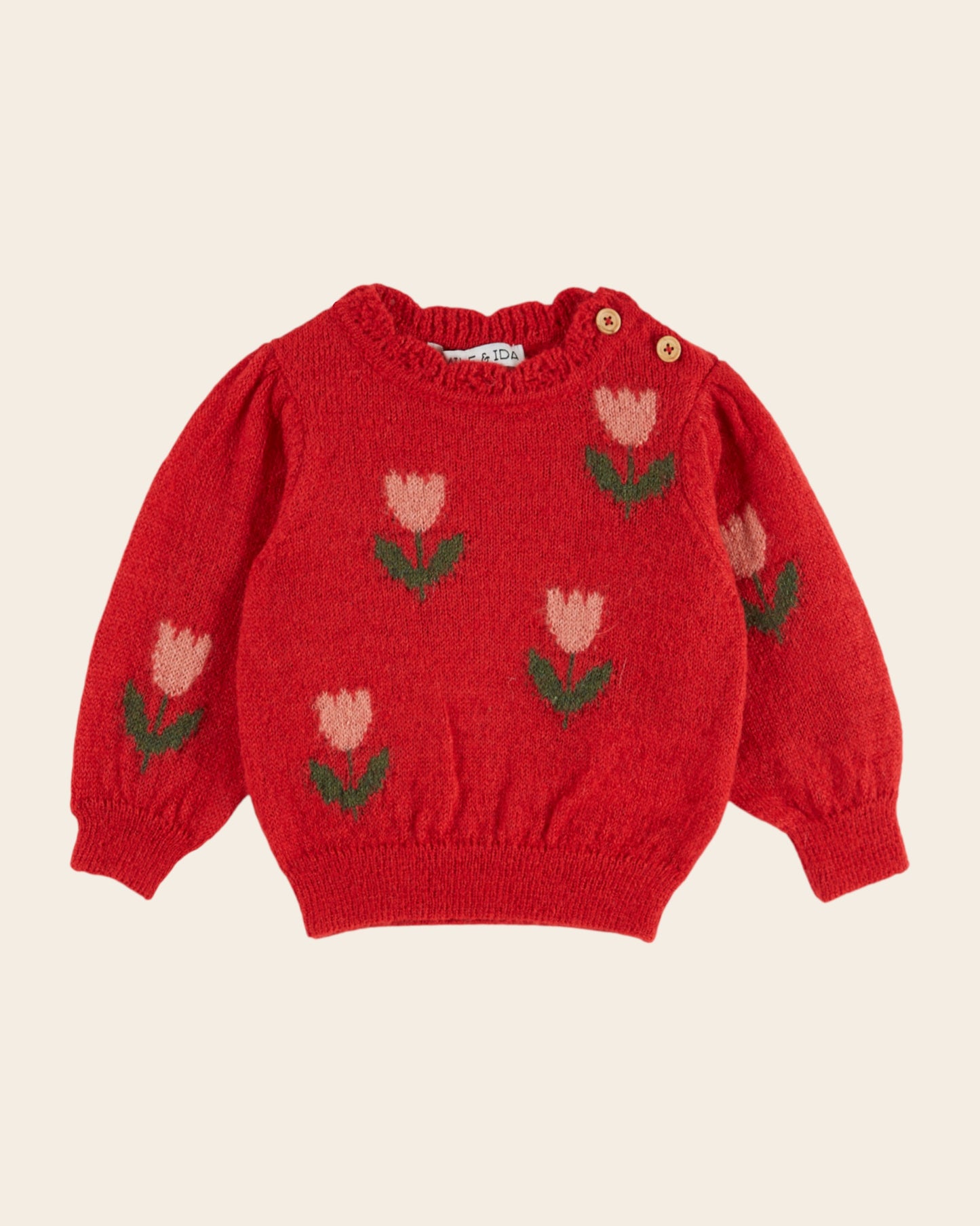 Pull - Tulipe rouge