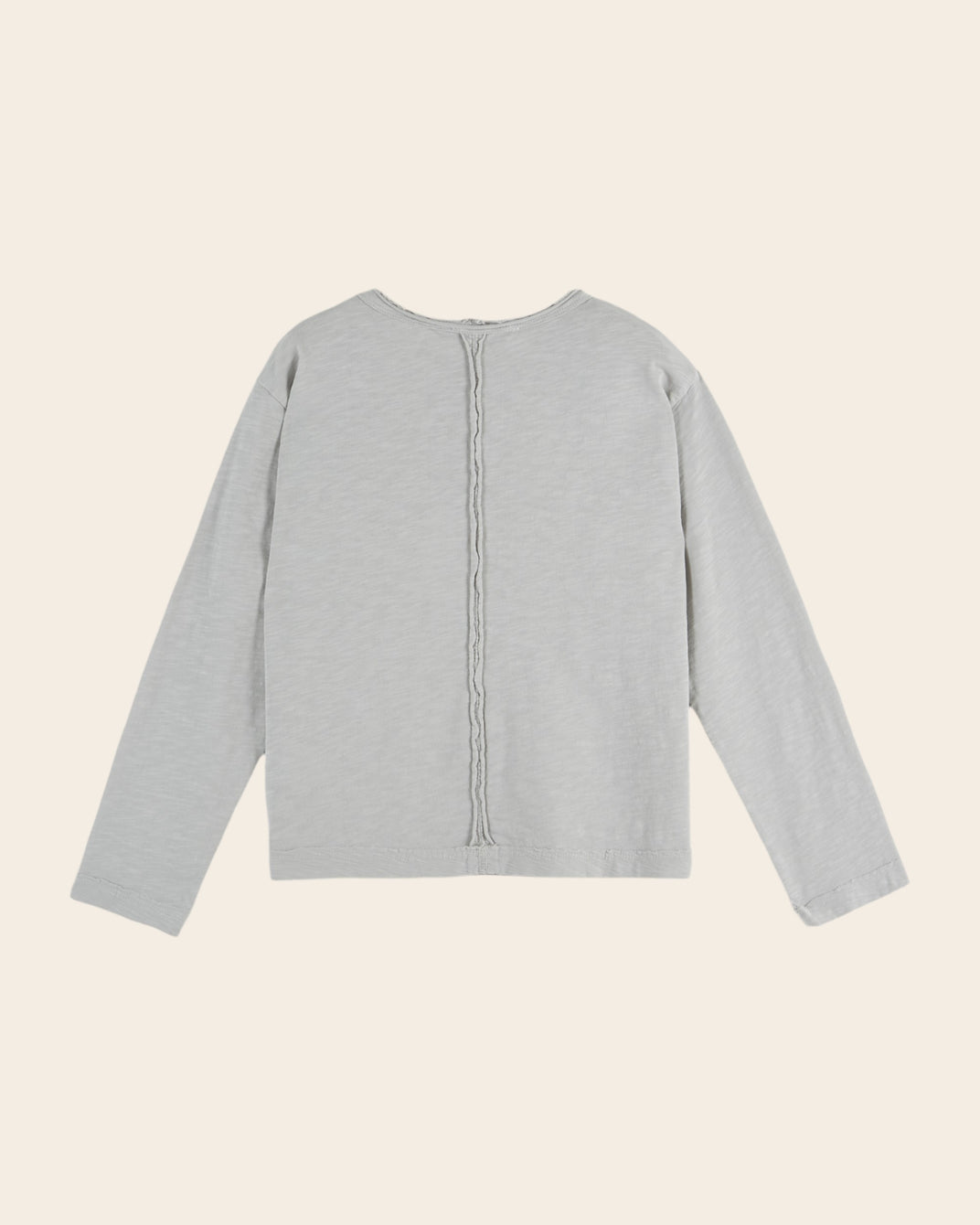T-shirt manches longues - Poche gris
