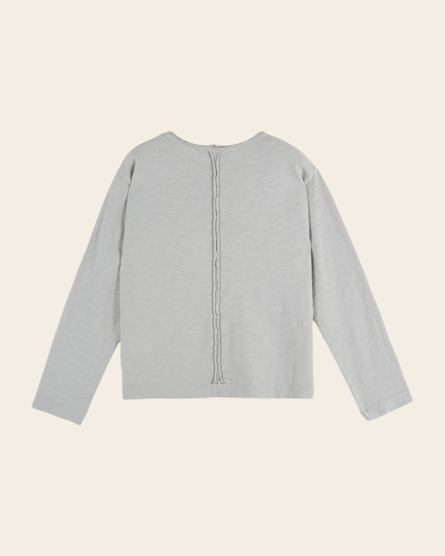 T-shirt manches longues - Poche gris