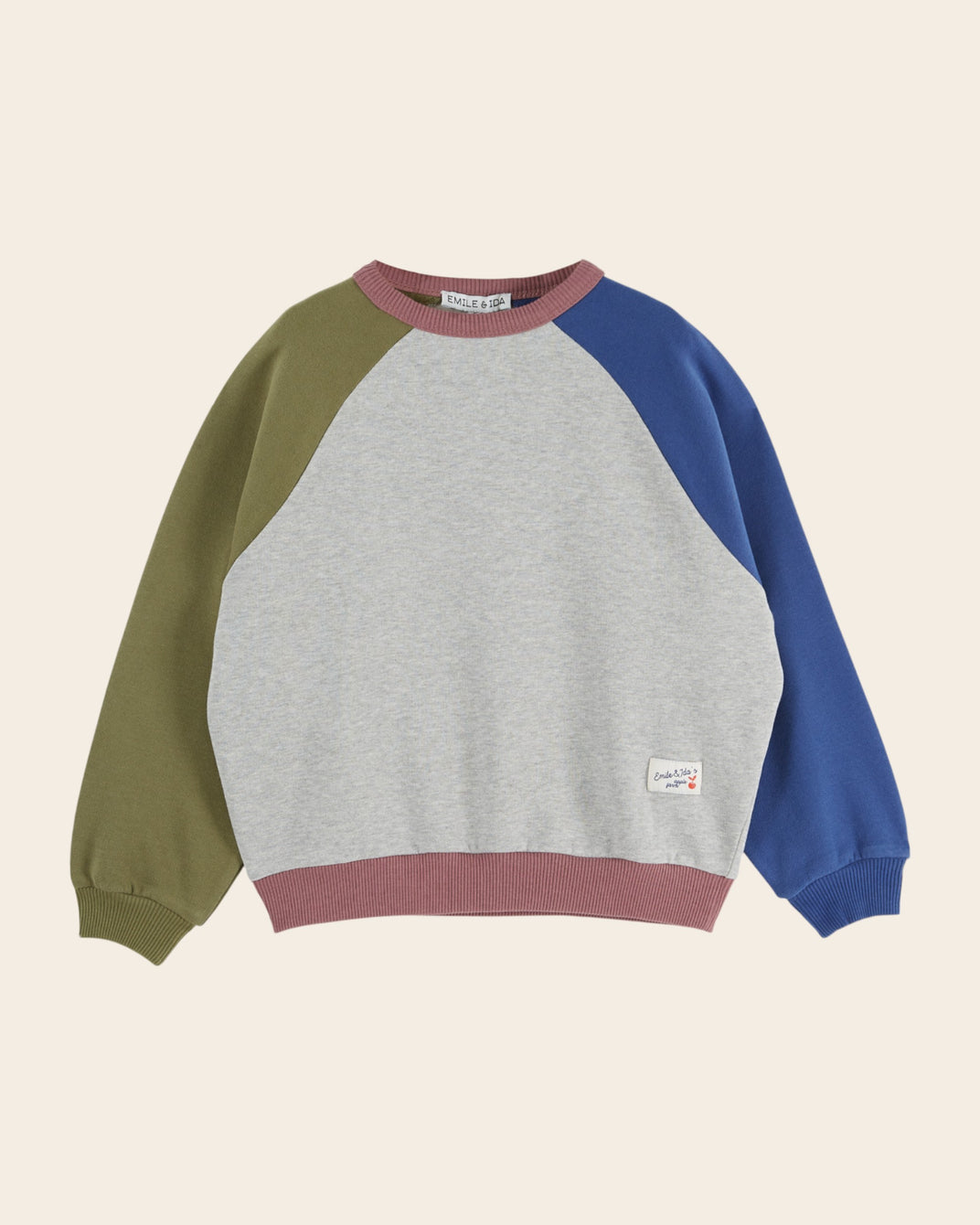 Sweat - Colorblock gris