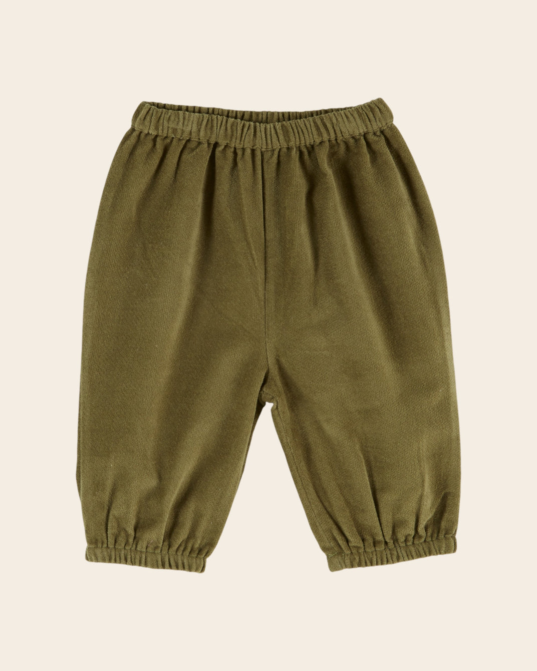 Pantalon bébé - Velours vert