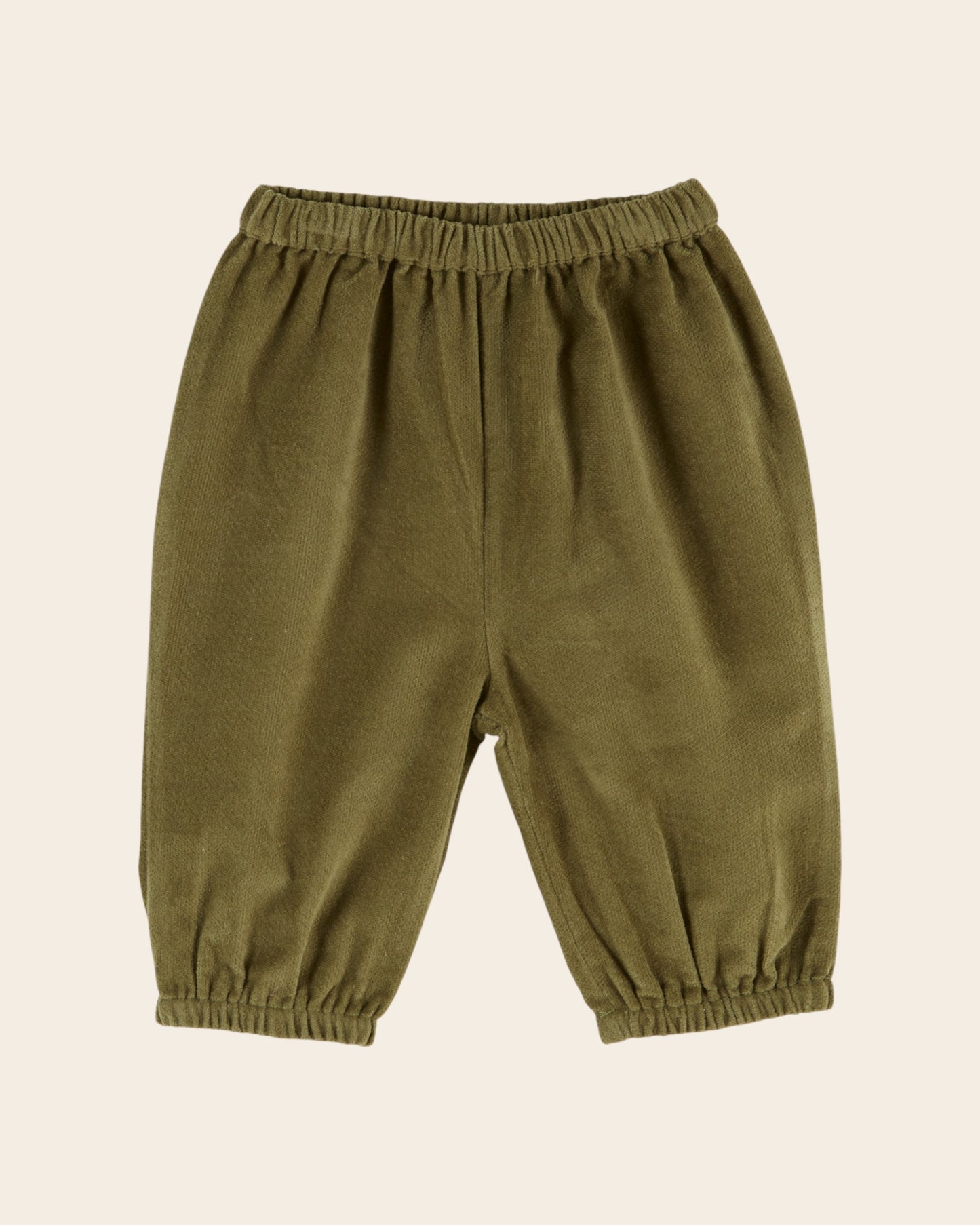 Pantalon bébé - Velours vert