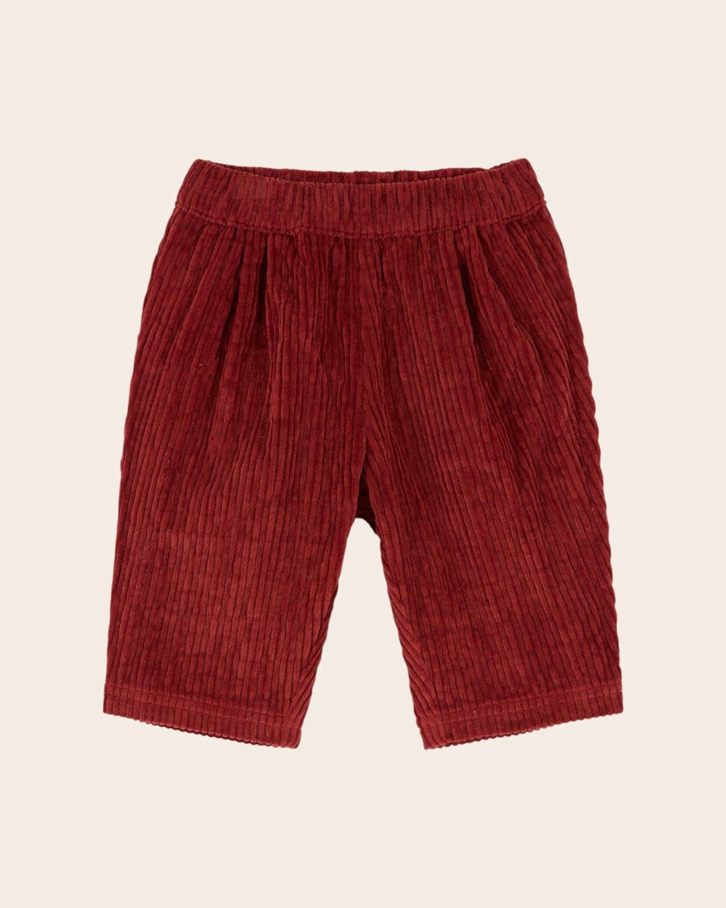 Pantalon bébé - Velours rouge