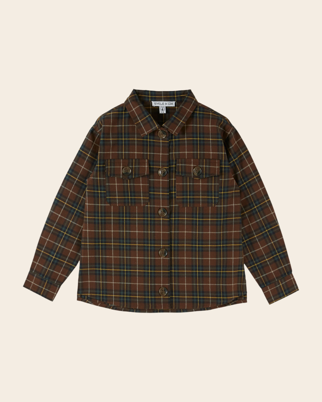 Chemise - Carreaux marron