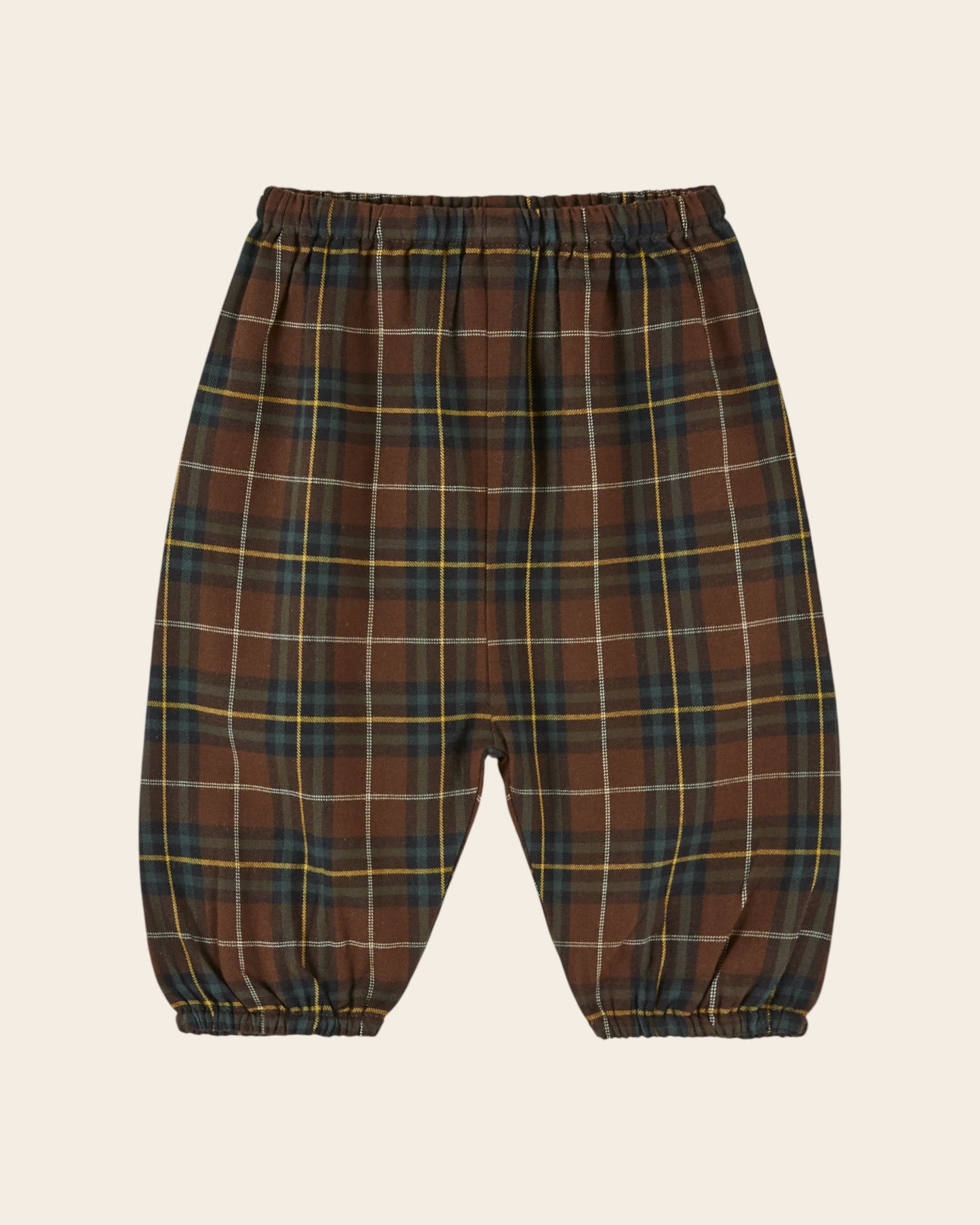 Pantalon bébé - Carreaux marron