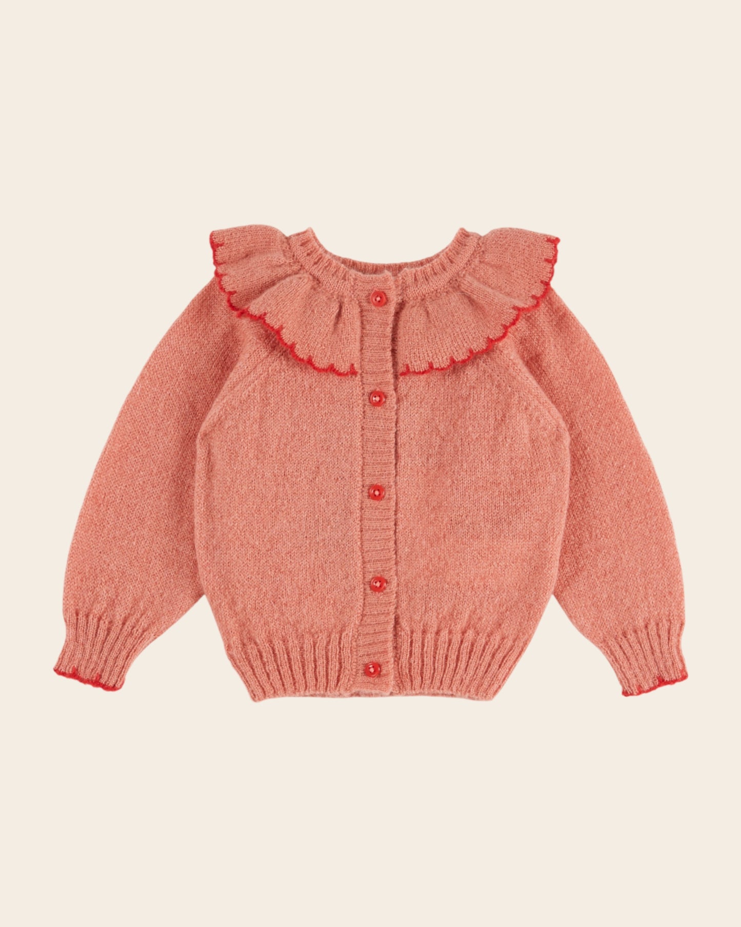 Cardigan - Rose saumon