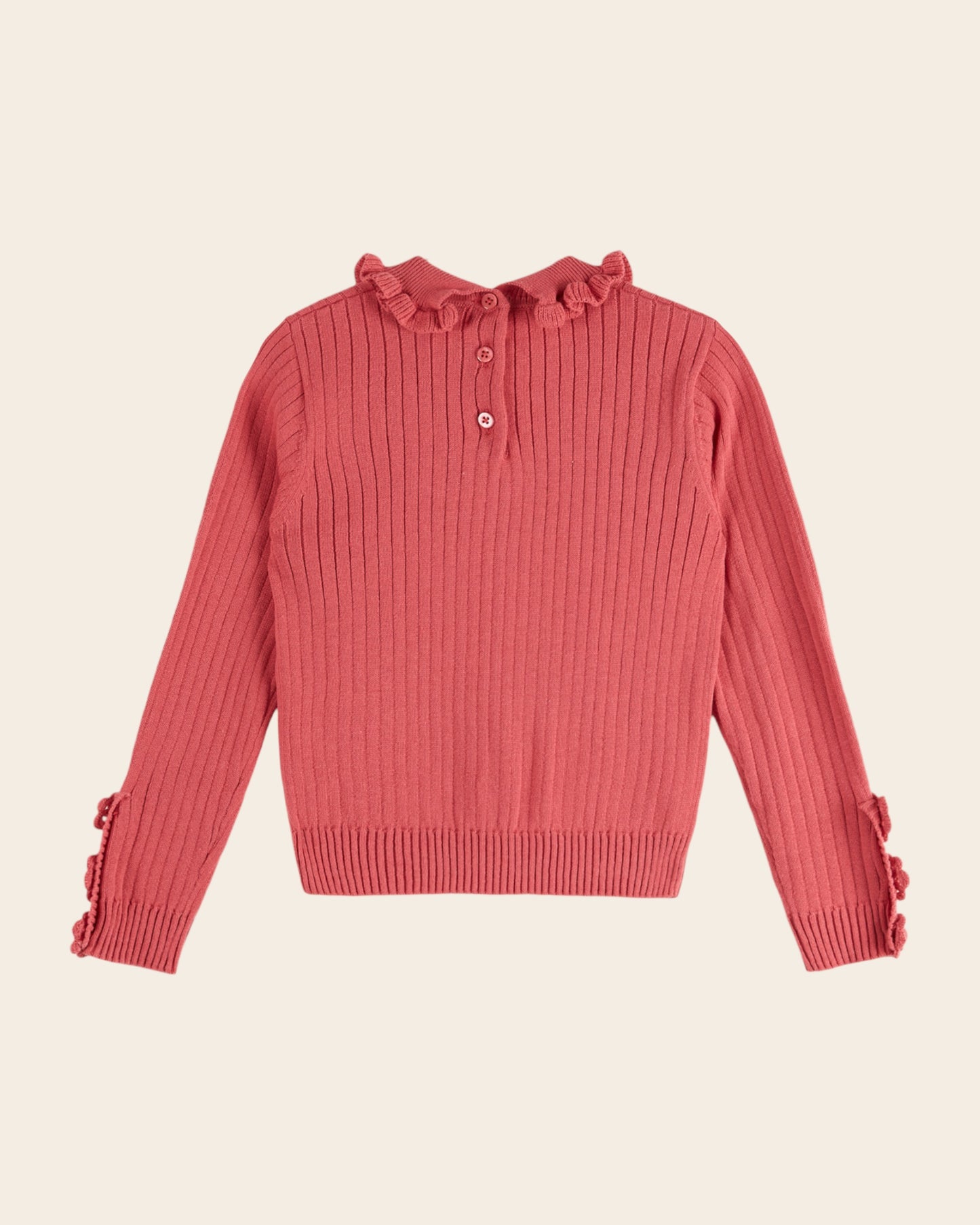 Pull - Côtelé rose