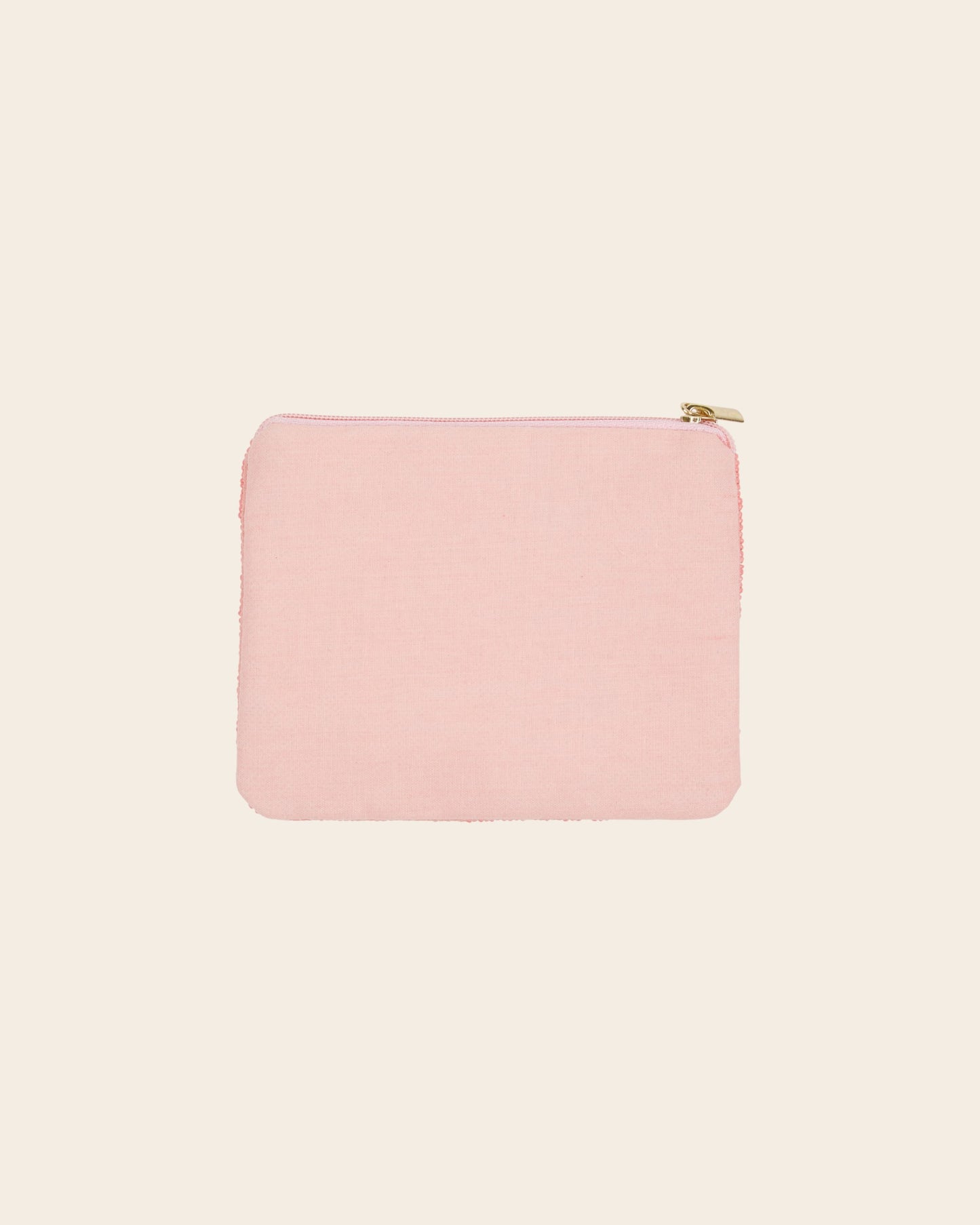 Pochette - Perles teckel vert et blanc