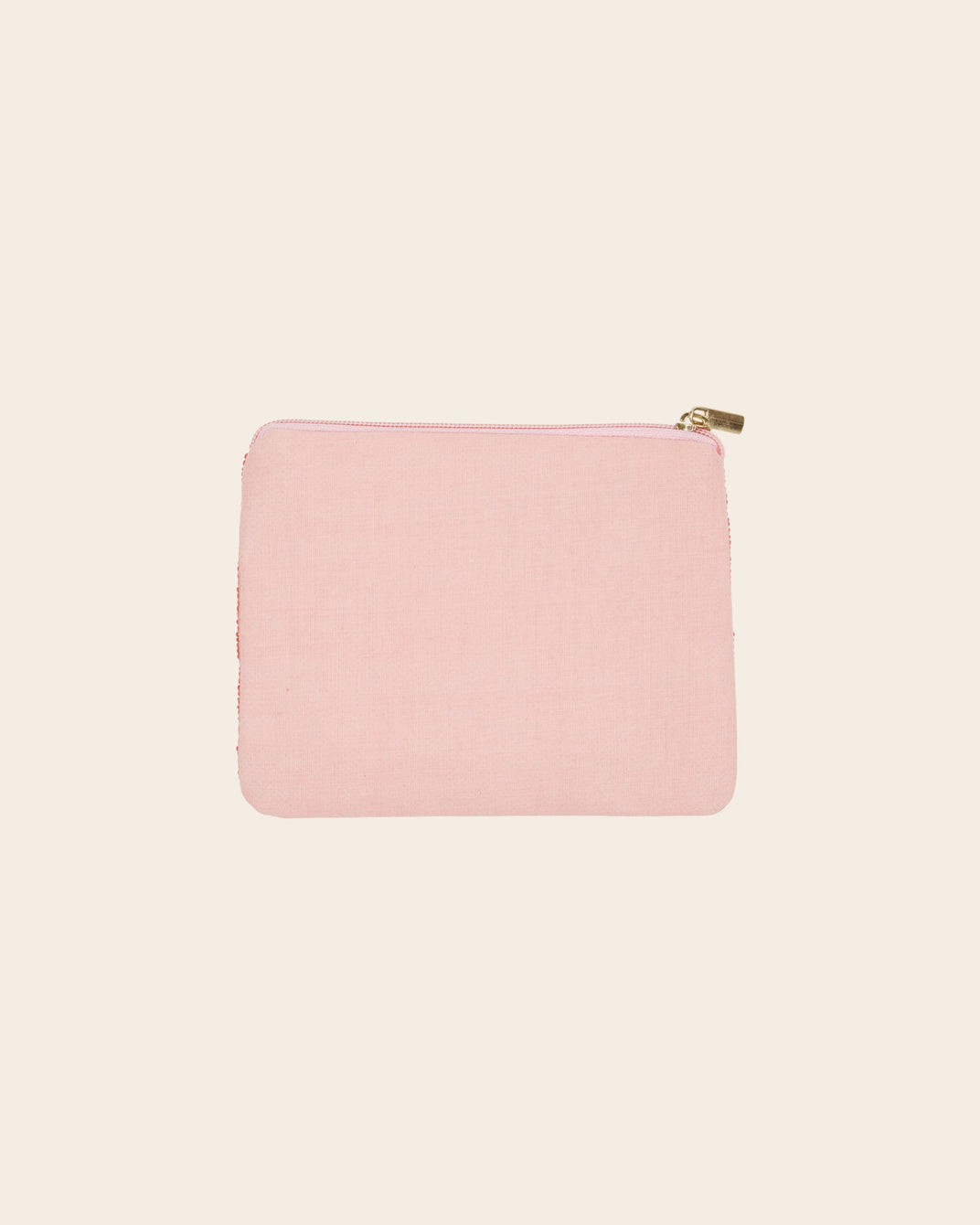 Pochette - Perles cerises rose et rouge