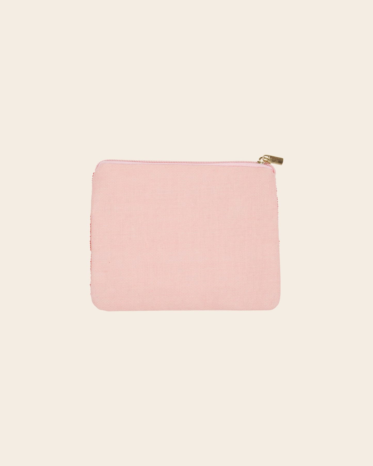 Pochette - Perles cerises rose et rouge