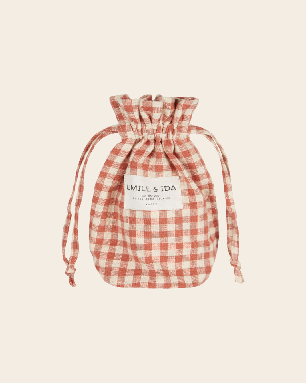 Pochon - Vichy terracotta