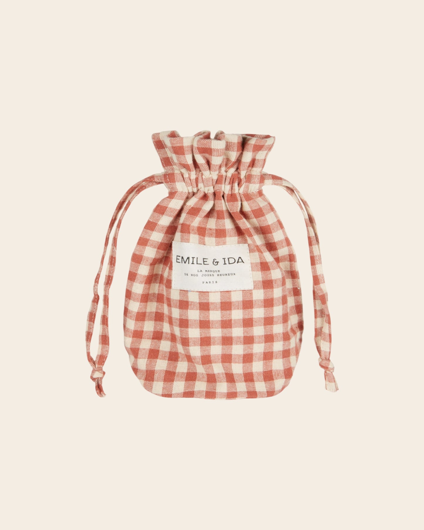 Pochon - Vichy terracotta