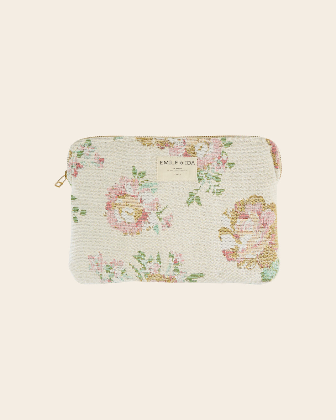 Petite pochette - Jaquard fleuri