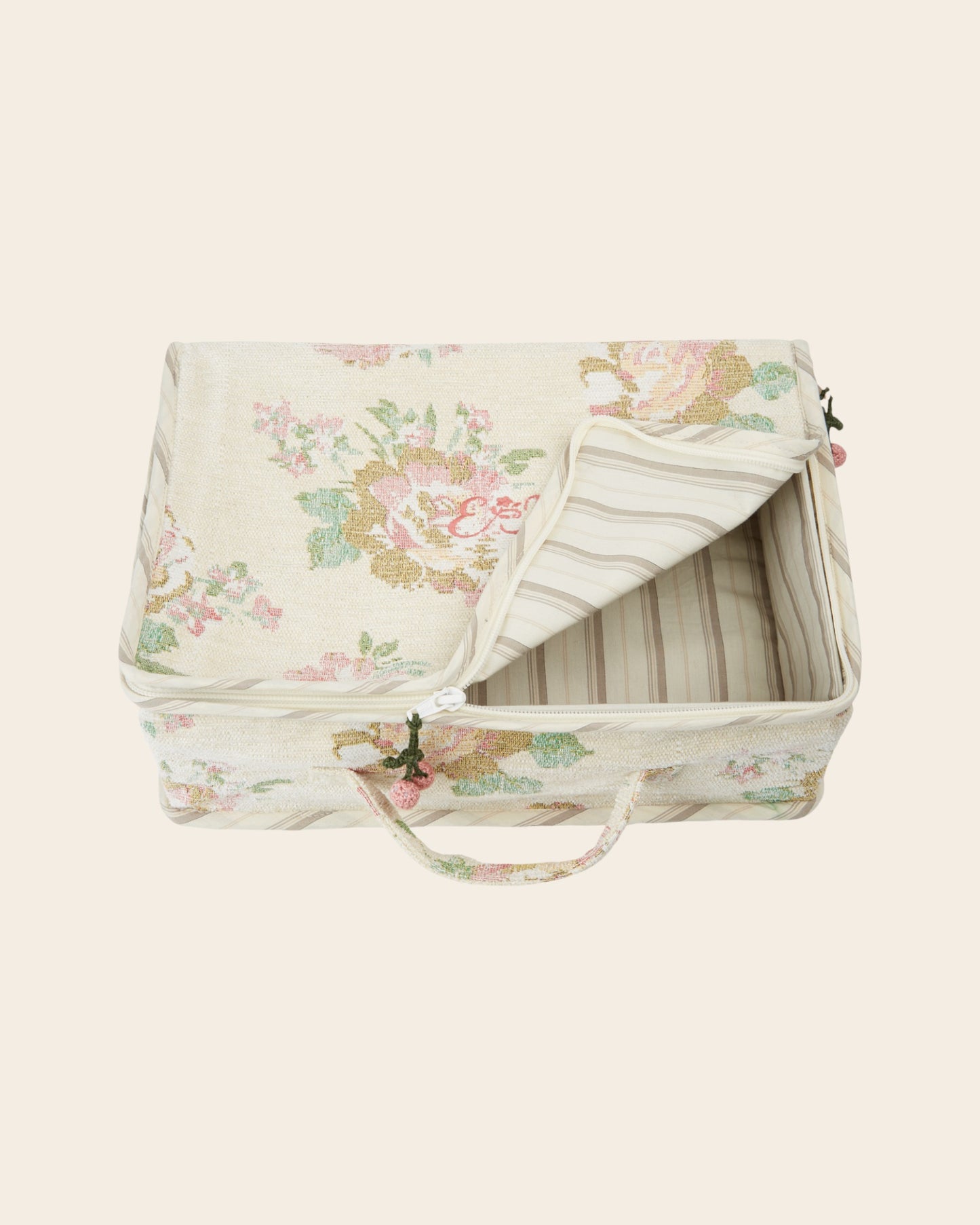 Valise - Fleuri jacquard