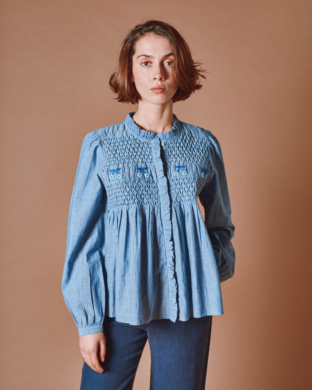 Blouse - Smocks chambray