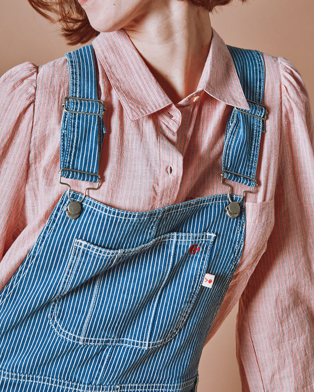 Chemise - Longue khadi rose