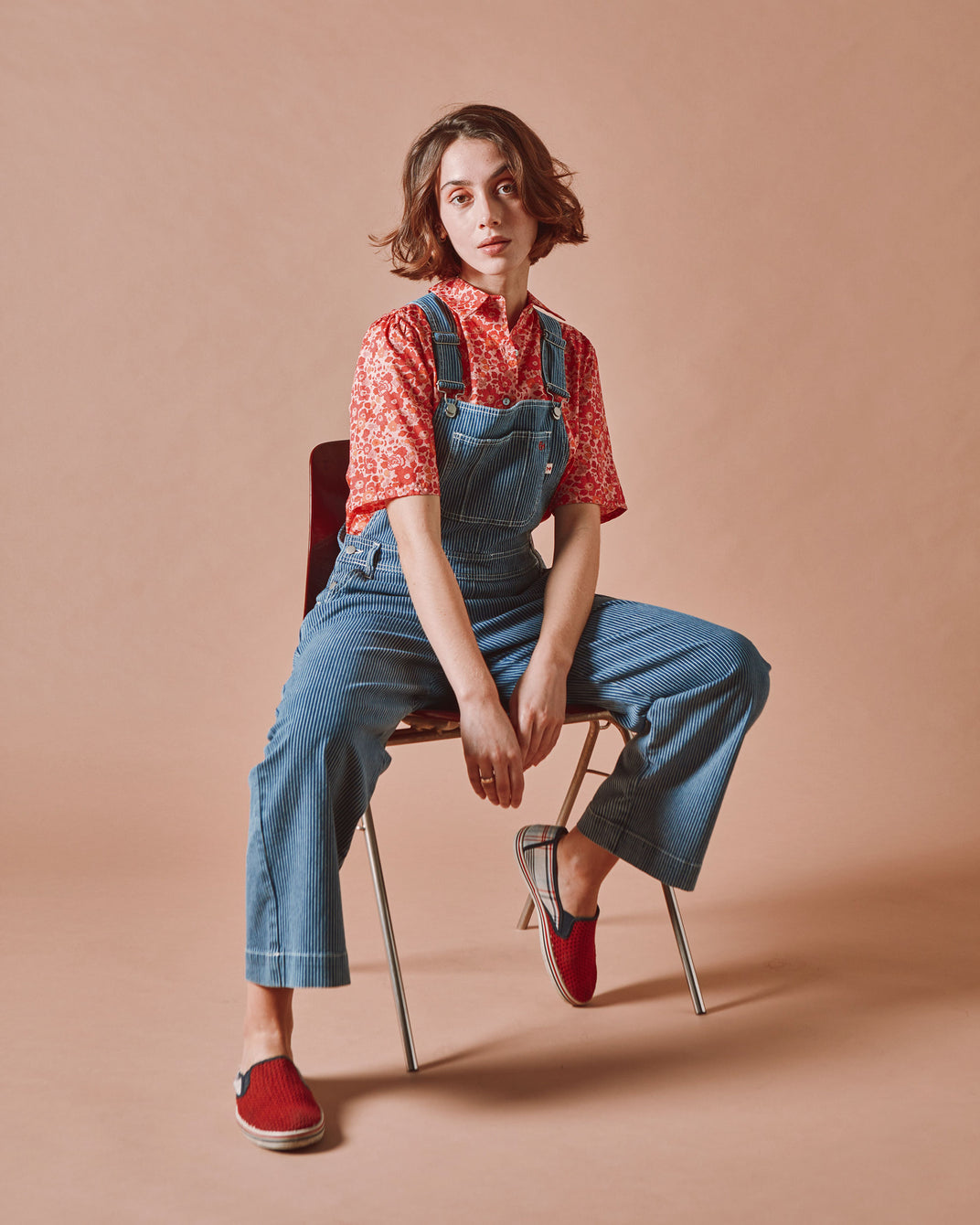 Chemisette - Liberty rouge