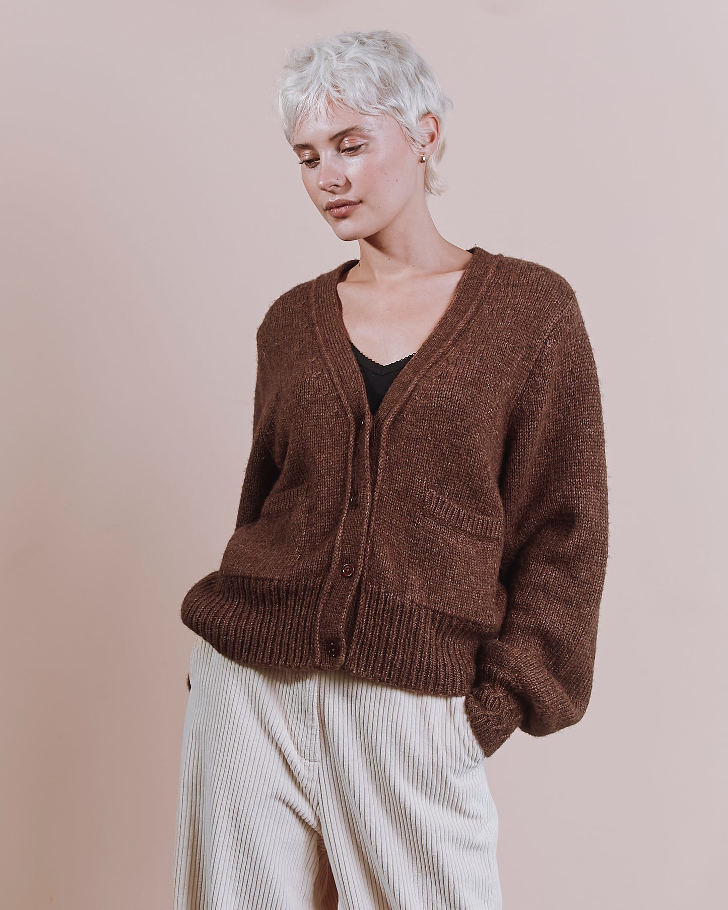 Cardigan - Ultra doux marron