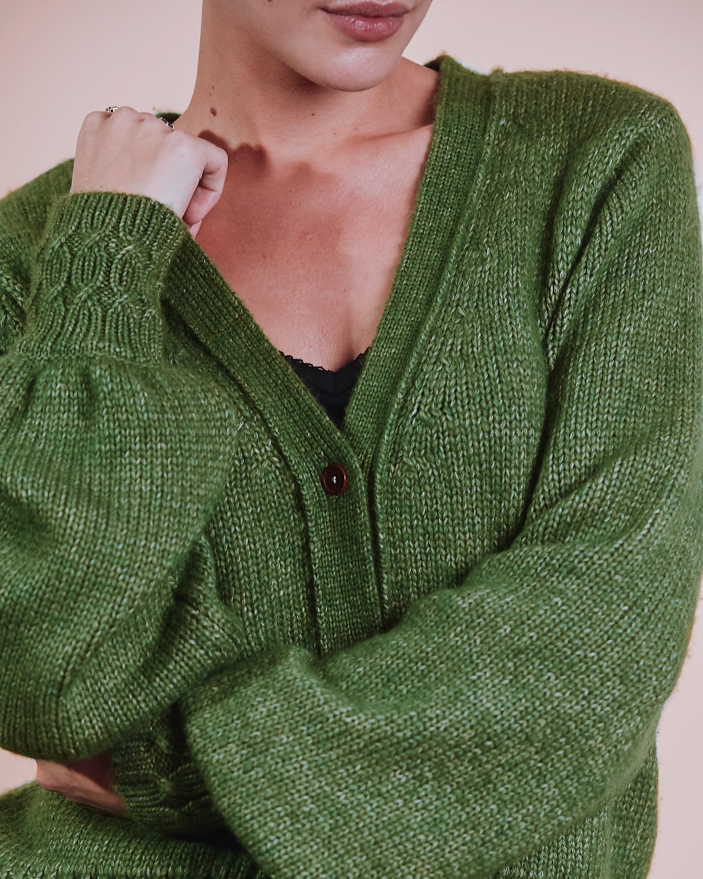 Cardigan - Ultra doux vert