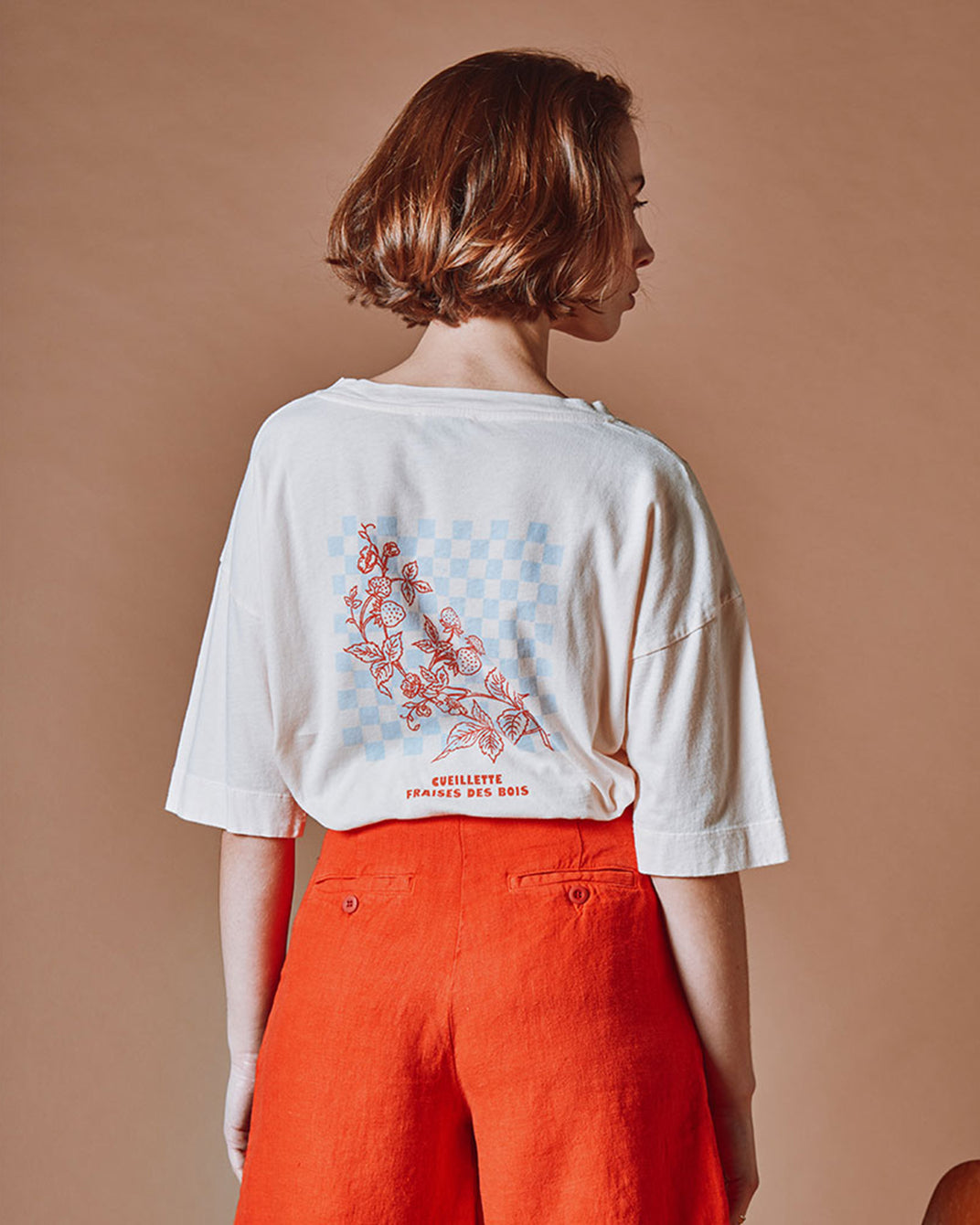 T-shirt - Le temps des fraises crème