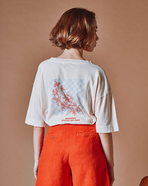 T-shirt - Le temps des fraises crème