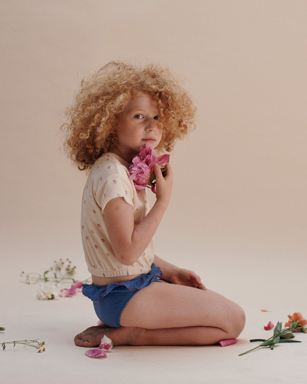 T-shirt - Éponge petit coeur rose