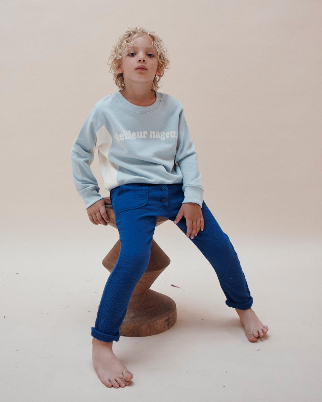 Pantalon - Gaze de coton minuit