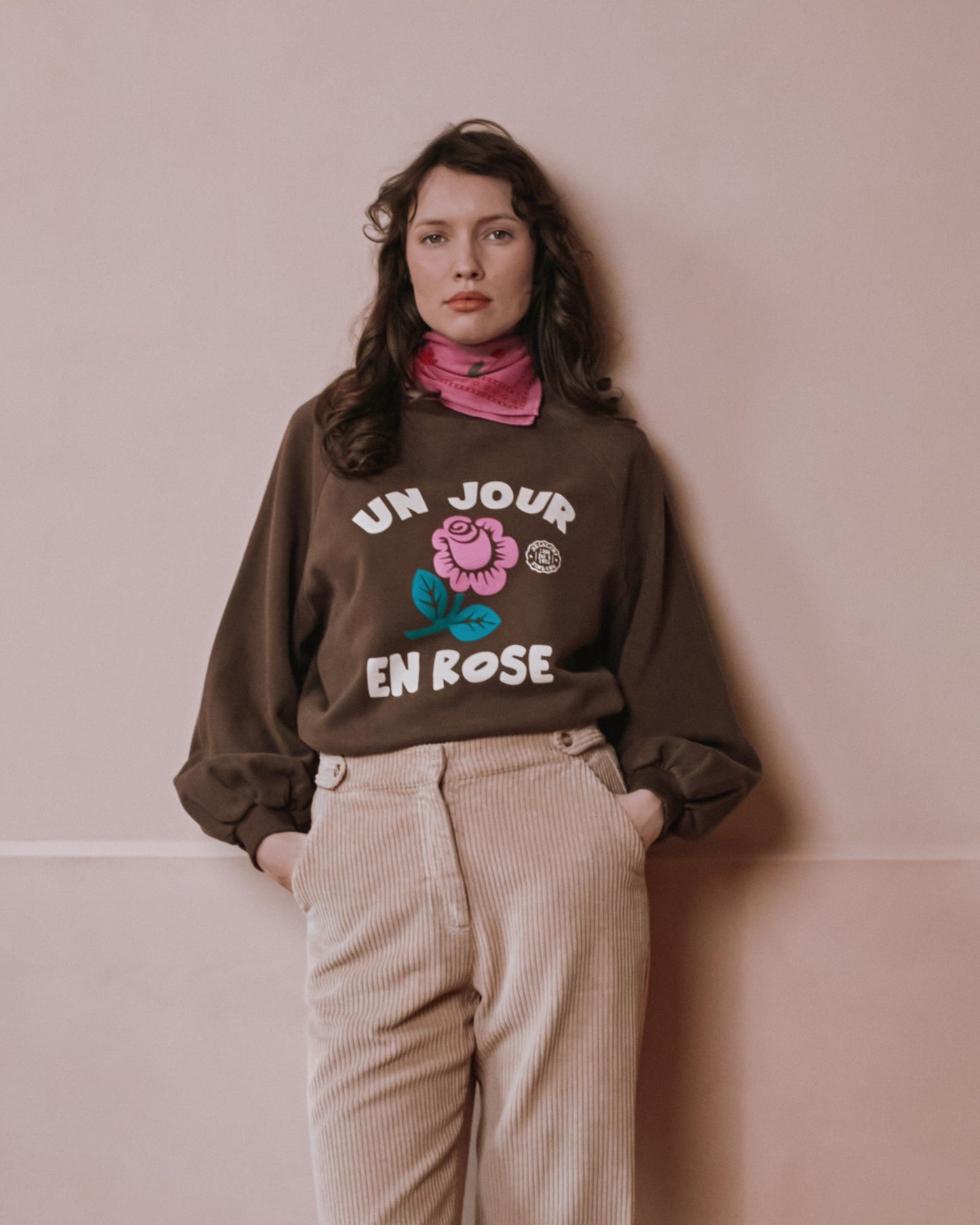 Sweat - Un jour en rose marron