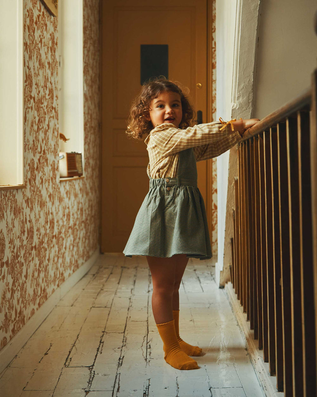 Robe salopette denise vert