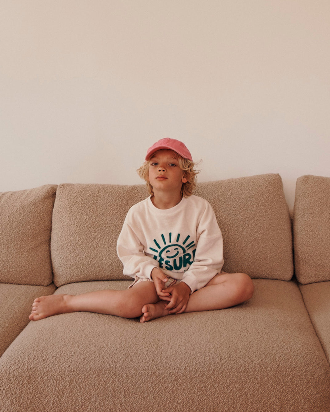 Sweat éponge surf crème