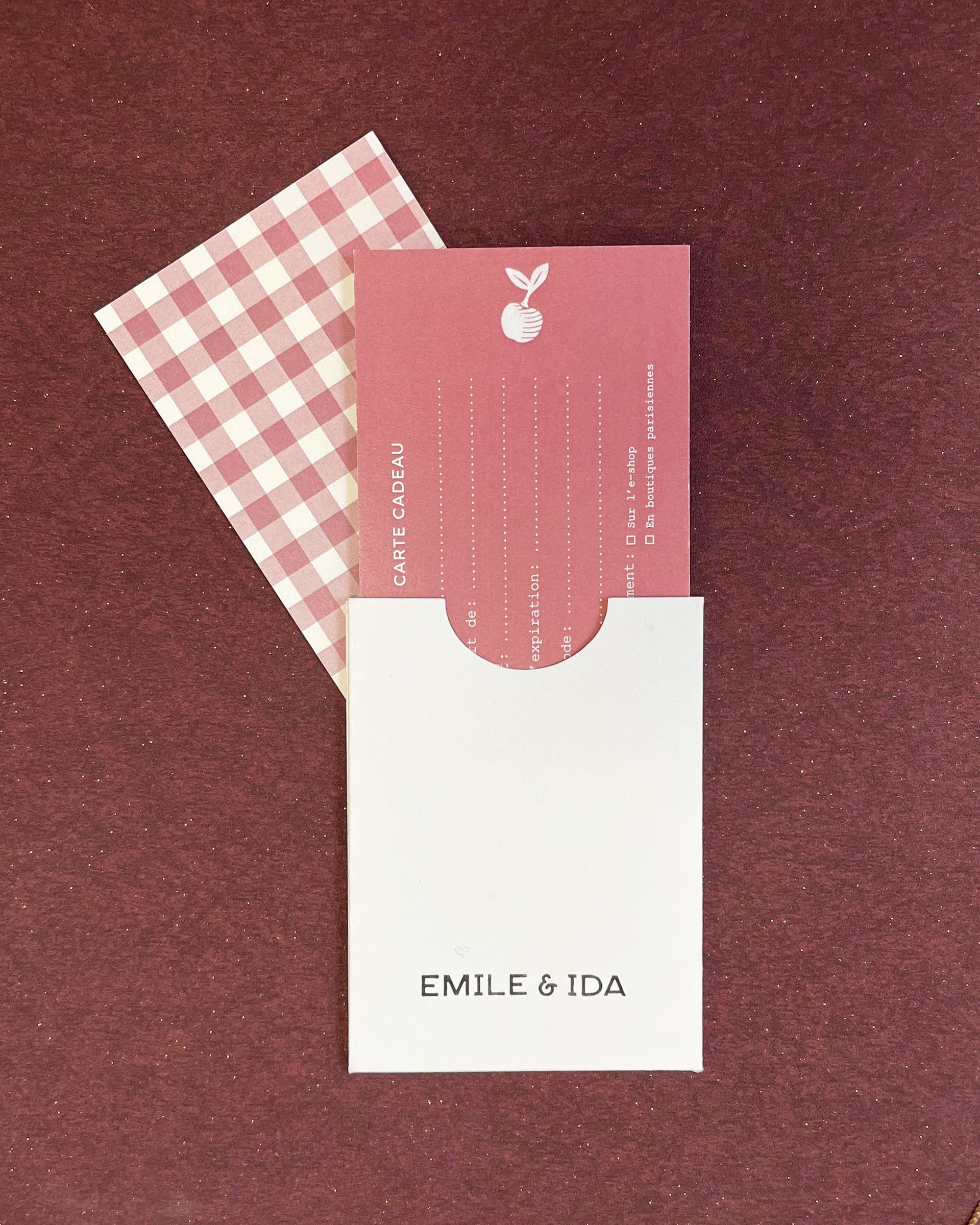 cartes cadeaux Emile et Ida