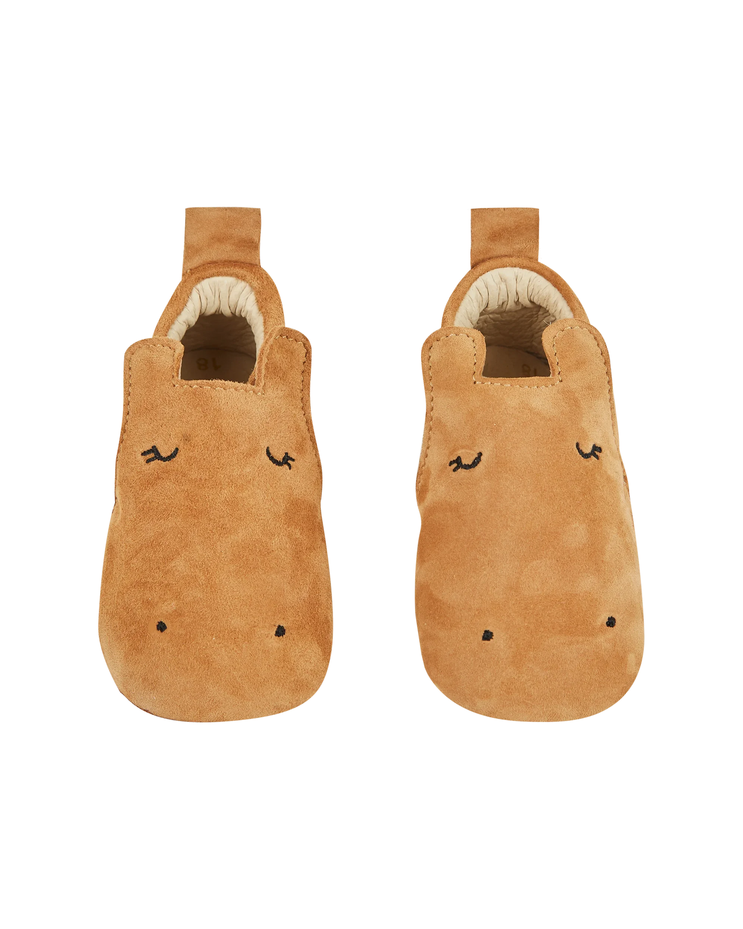 Chaussons hippopotame camel