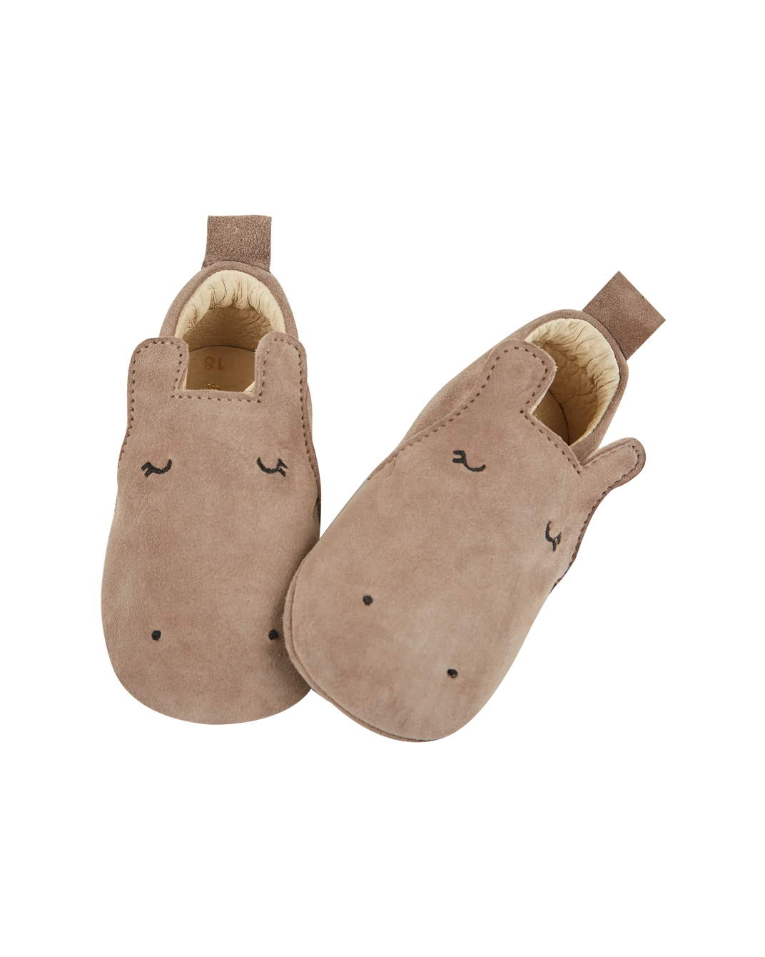 Hippopotamus putty slippers