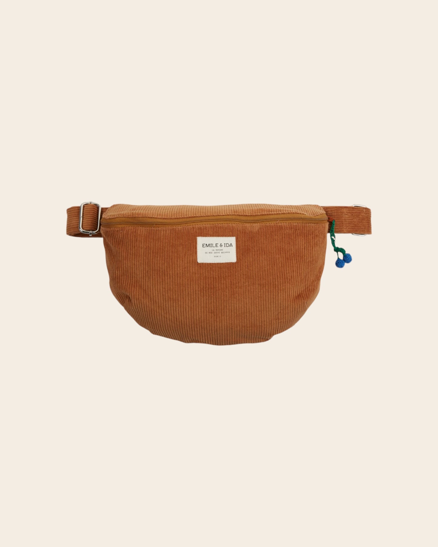 Banane velours cotelé caramel