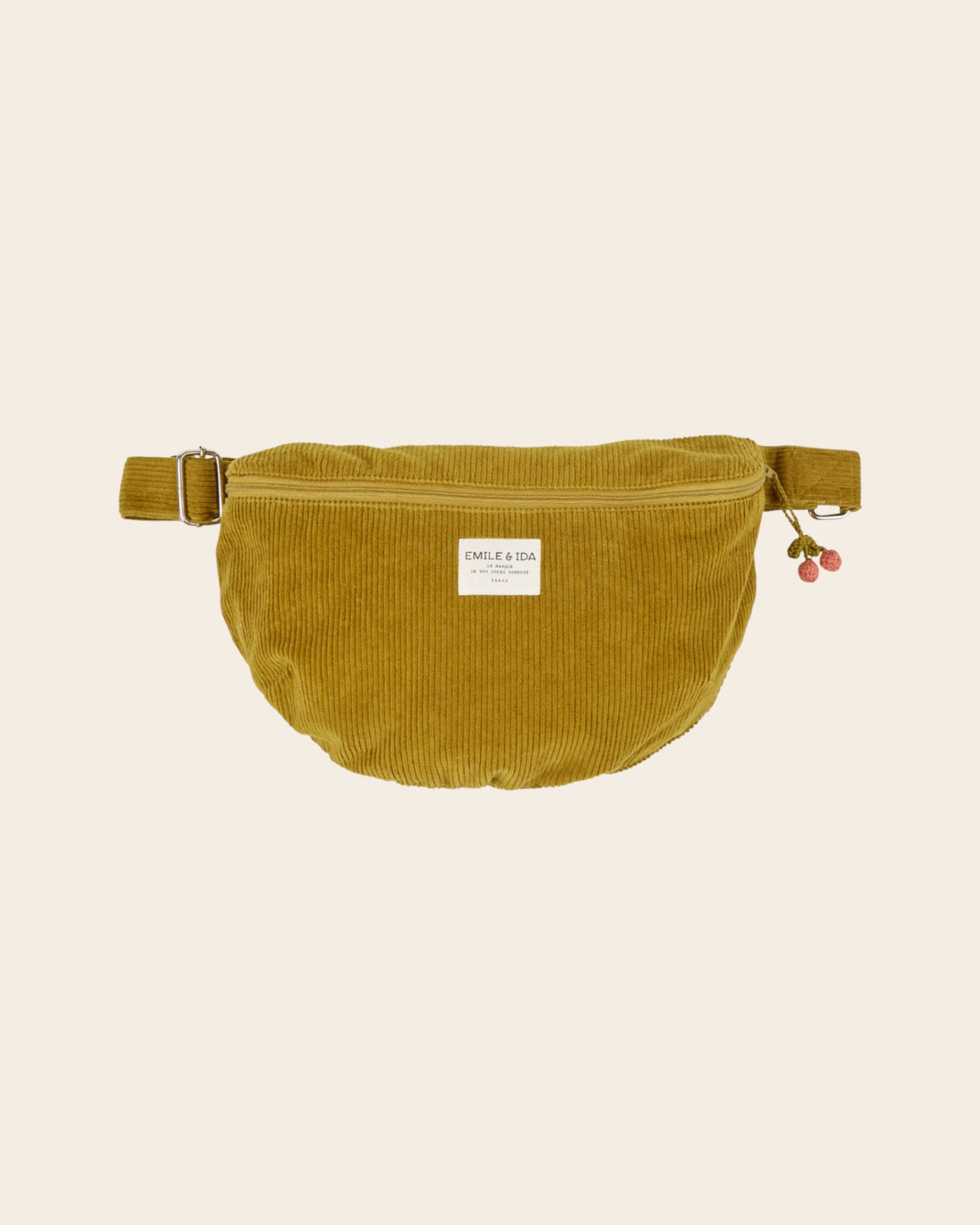 Sac banane - Velours olive