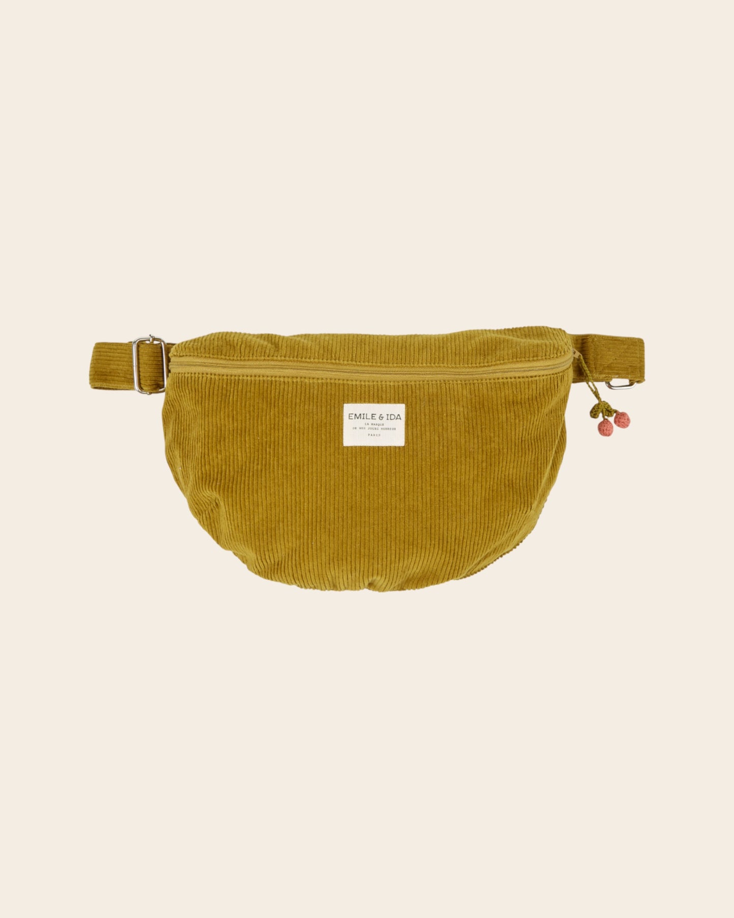 Sac banane - Velours olive
