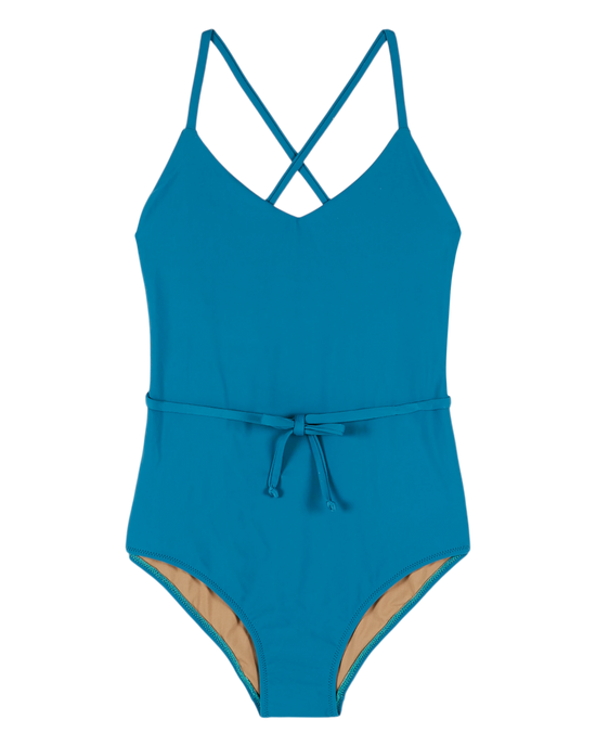 emile et ida Maillot de bain 1 pièce bleu paon