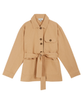 Veste saharienne canvas beige