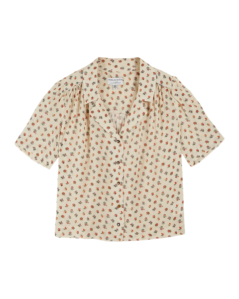 Ecru freesia blouse